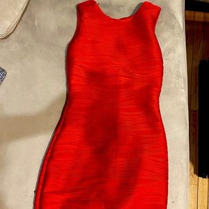 Red dress by B Darlin